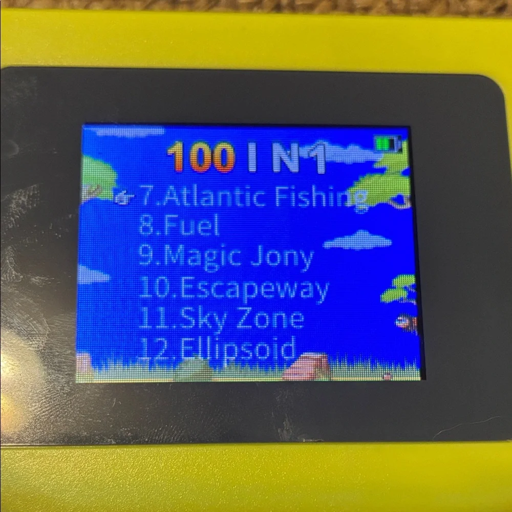 Next Level Apparel Neon Yellow-Green Handheld Game Console